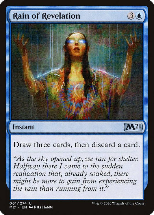 MTG Card Title: Rain of Revelation M21/61