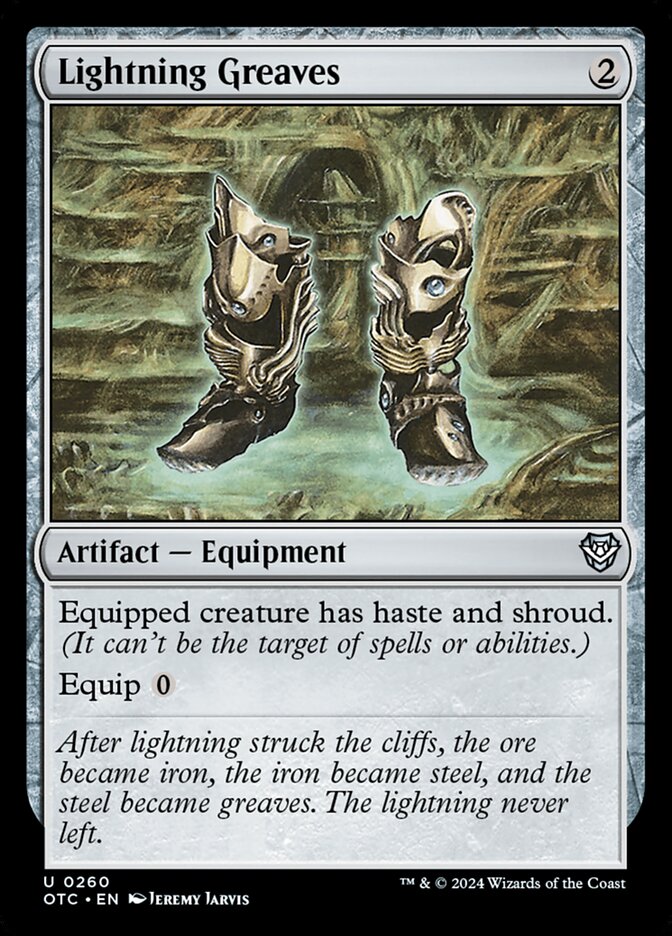 MTG Card Title: Lightning Greaves OTC/260
