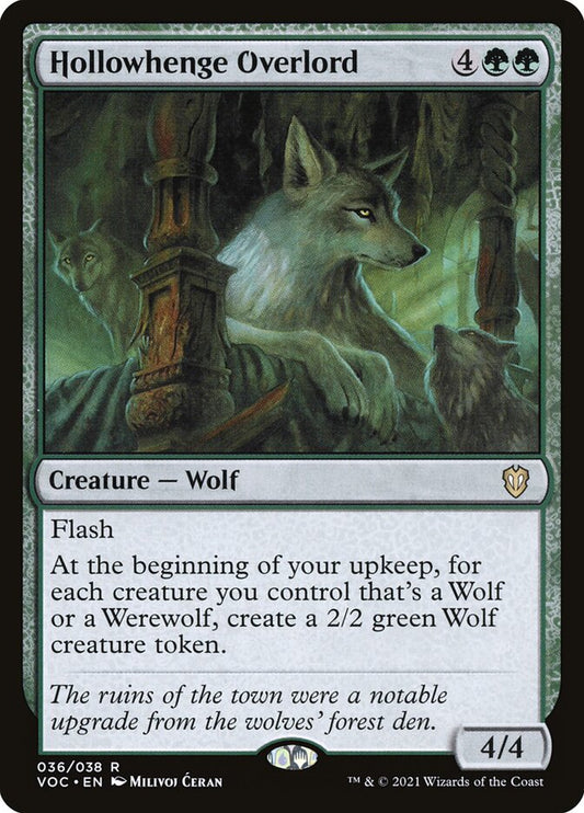 MTG Card Title: Hollowhenge Overlord VOC/36