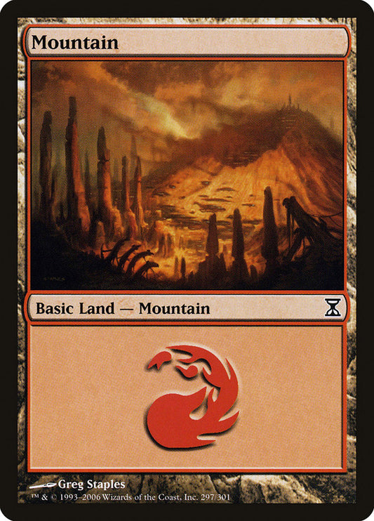 MTG Card Title: Mountain TSP/297