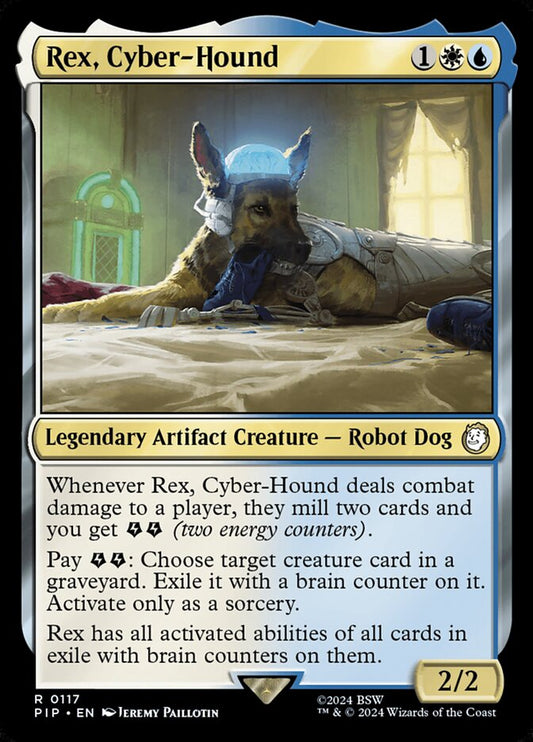 MTG Card Title: Rex, Cyber-Hound PIP/117