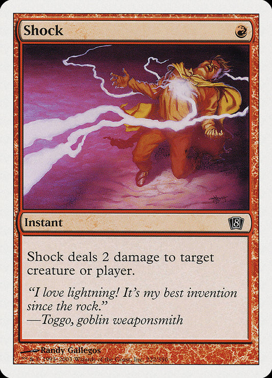 MTG Card Title: Shock 8ED/222