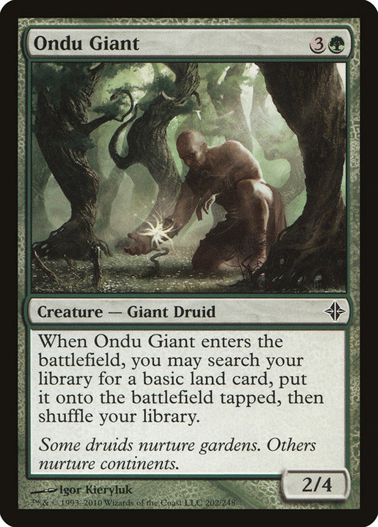 MTG Card Title: Ondu Giant ROE/202