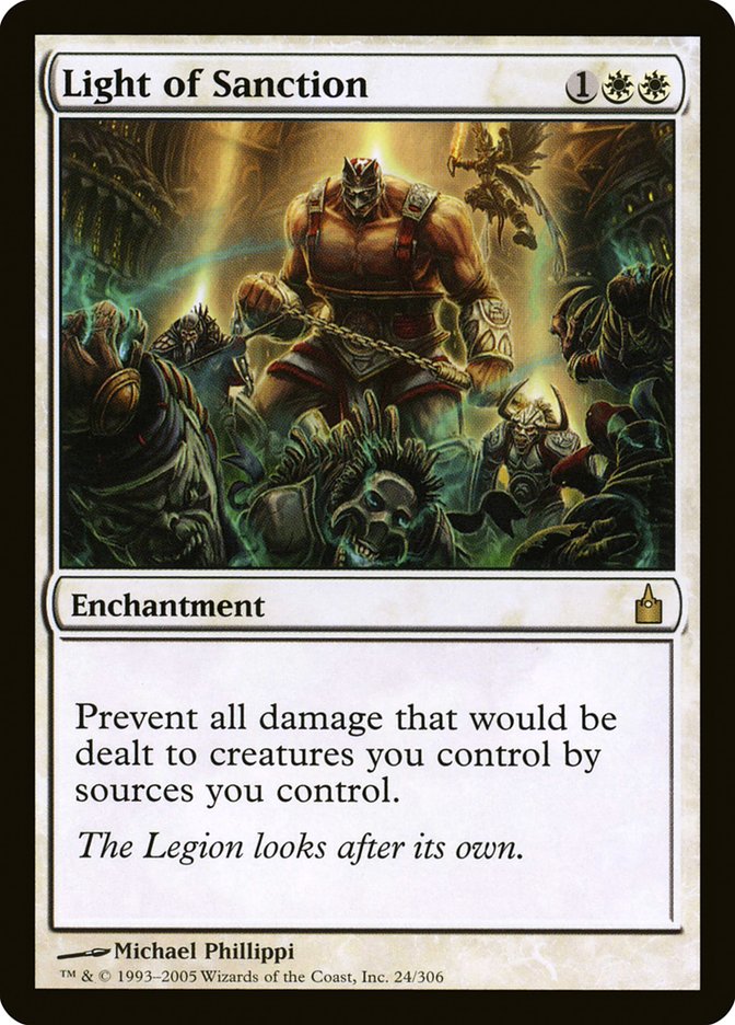MTG Card Title: Light of Sanction RAV/24