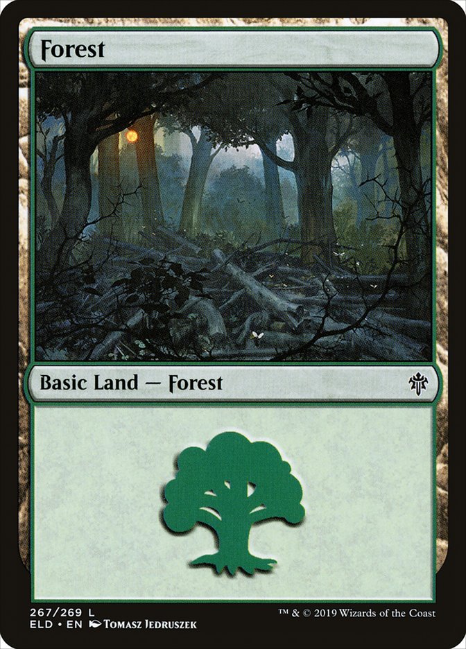 MTG Card Title: Forest ELD/267