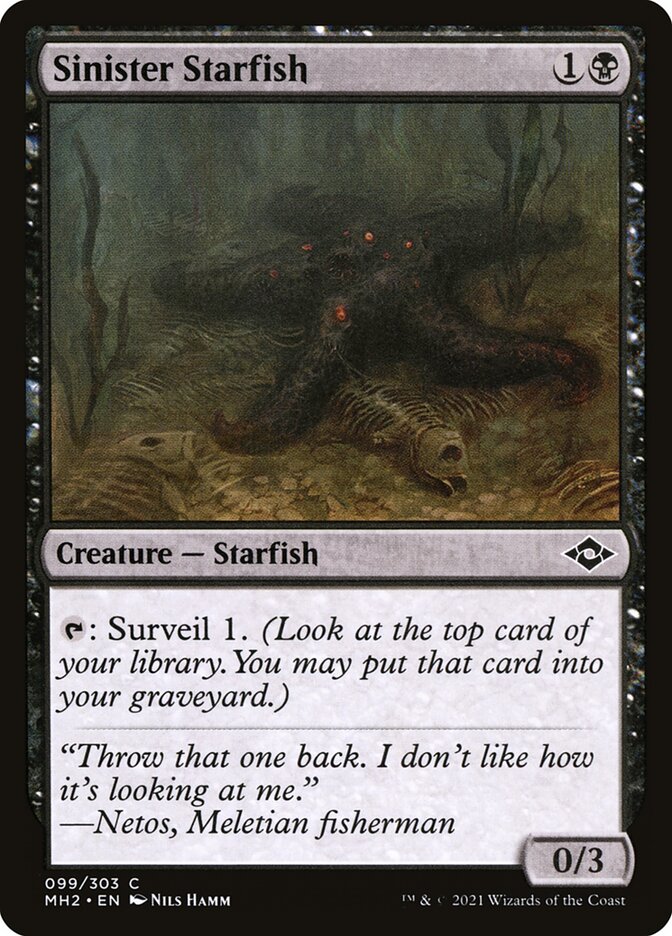 MTG Card Title: Sinister Starfish MH2/99