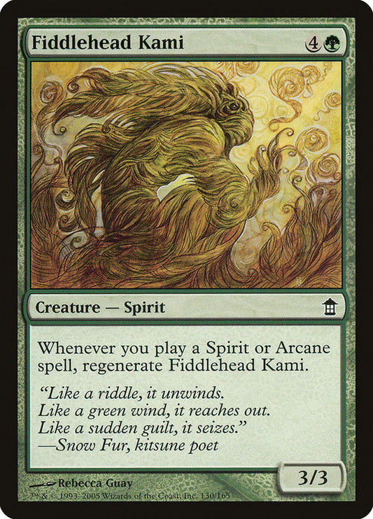 MTG Card Title: Fiddlehead Kami SOK/130
