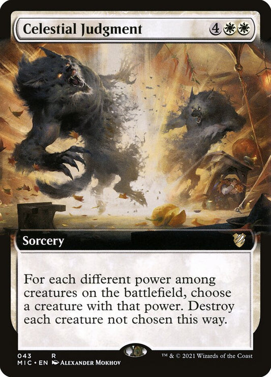 MTG Card Title: Celestial Judgment MIC/43