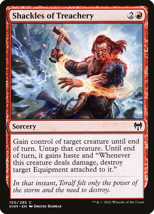 MTG Card Title: Shackles of Treachery KHM/150