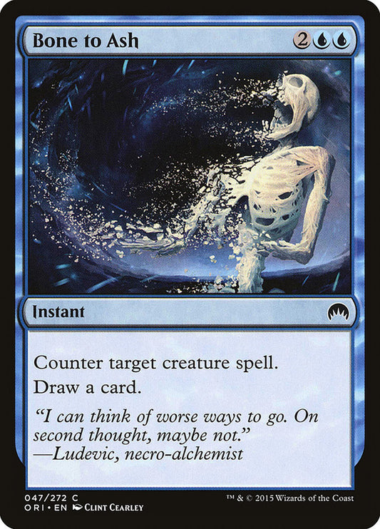 MTG Card Title: Bone to Ash ORI/47