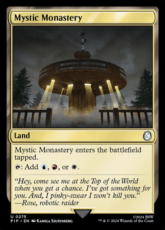 MTG Card Title: Mystic Monastery PIP/275