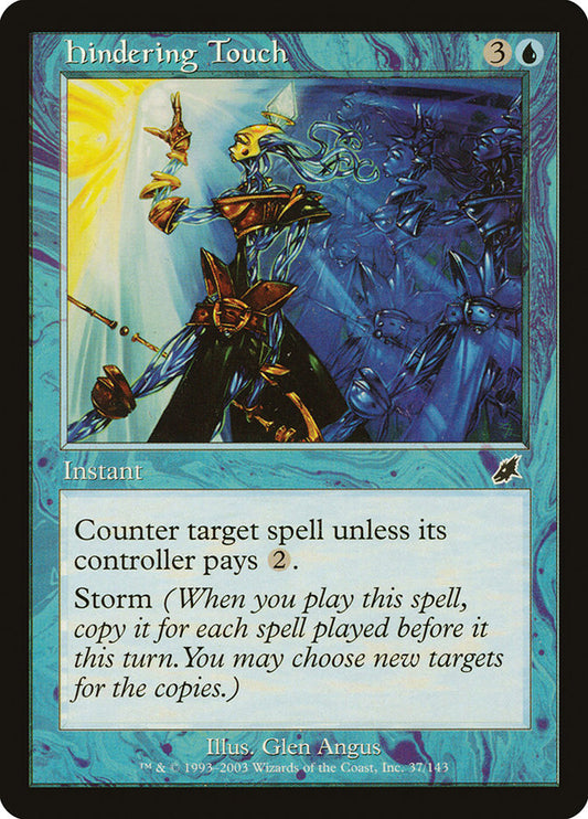 MTG Card Title: Hindering Touch SCG/37