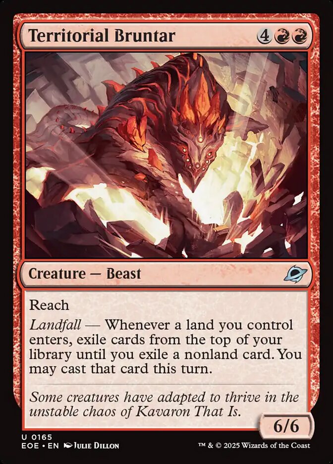 MTG Card Title: Territorial Bruntar EOE/165