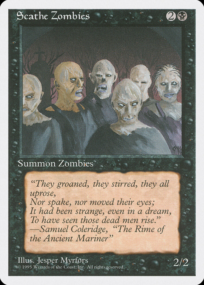 MTG Card Title: Scathe Zombies 4ED/158