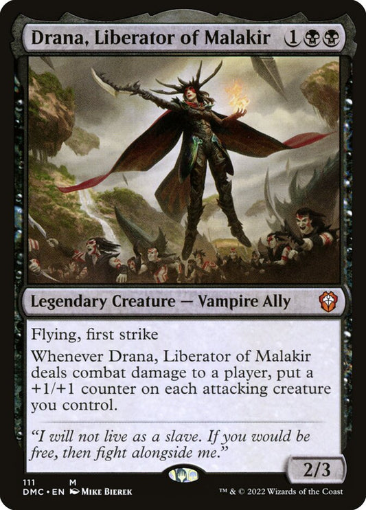 MTG Card Title: Drana, Liberator of Malakir DMC/111