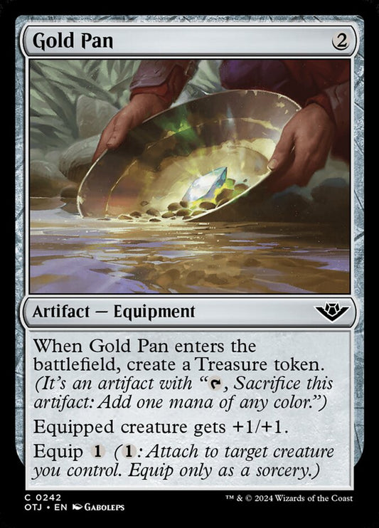 MTG Card Title: Gold Pan OTJ/242