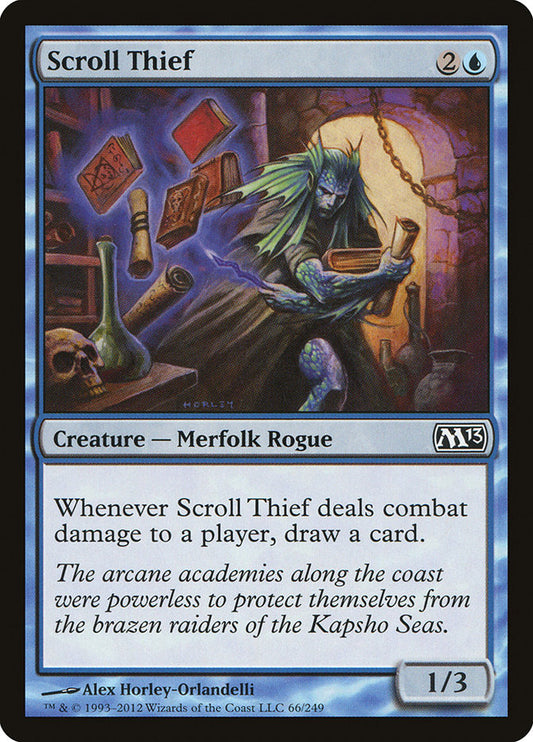 MTG Card Title: Scroll Thief M13/66