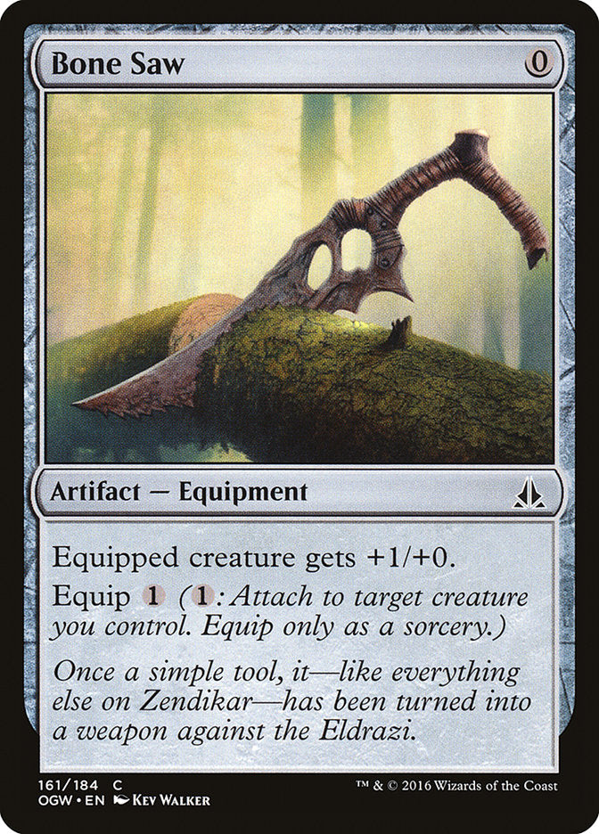 MTG Card Title: Bone Saw OGW/161
