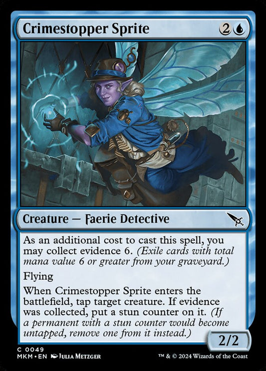 MTG Card Title: Crimestopper Sprite MKM/49