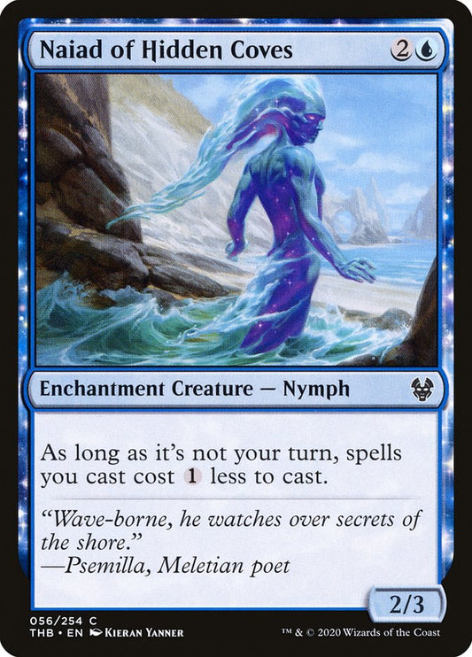 MTG Card Title: Naiad of Hidden Coves THB/56