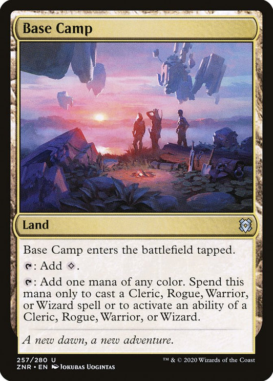 MTG Card Title: Base Camp ZNR/257