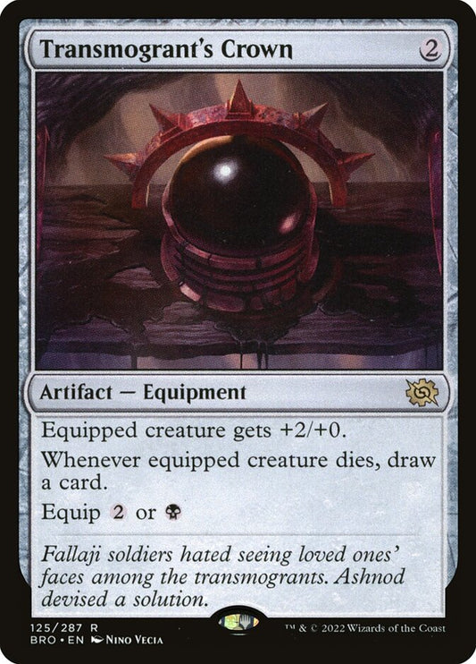 MTG Card Title: Transmogrant's Crown BRO/125
