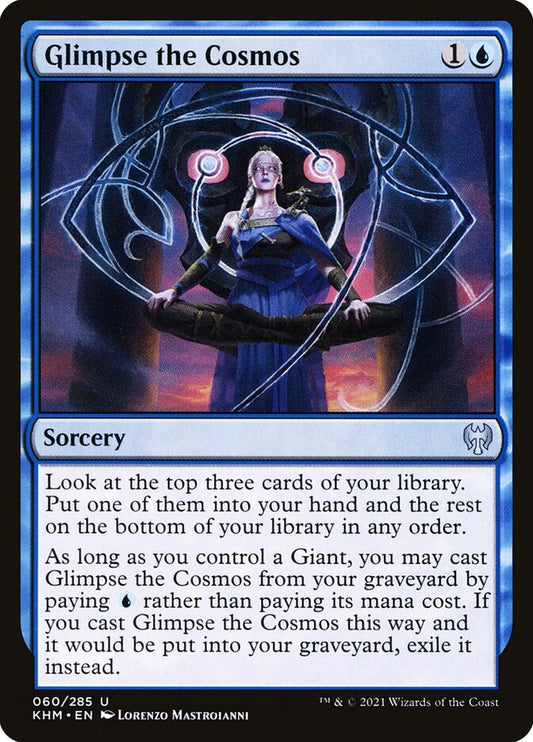 MTG Card Title: Glimpse the Cosmos KHM/60