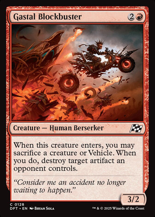 MTG Card Title: Gastal Blockbuster DFT/128
