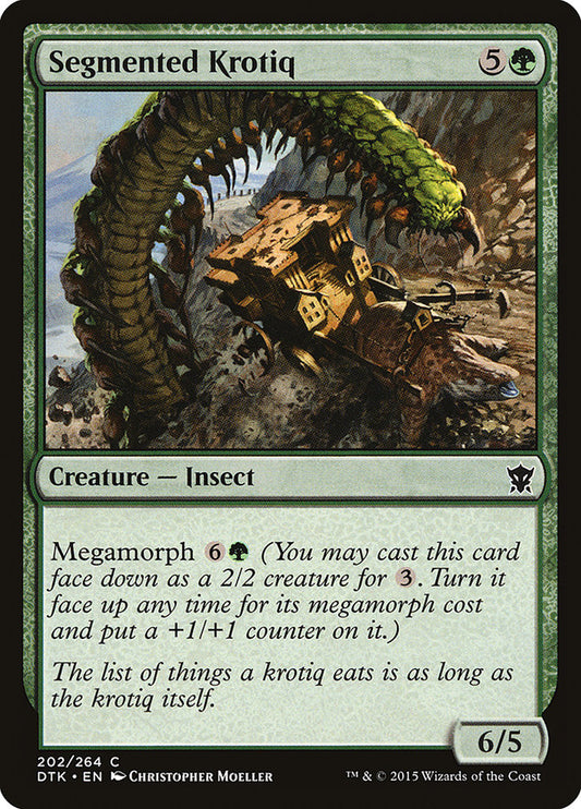 MTG Card Title: Segmented Krotiq DTK/202