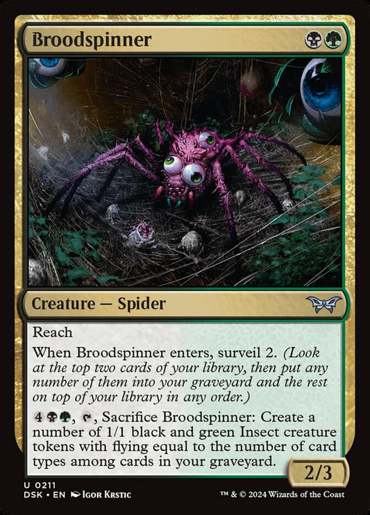 MTG Card Title: Broodspinner DSK/211