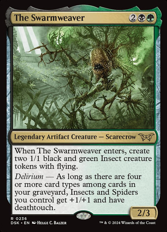 MTG Card Title: The Swarmweaver DSK/236