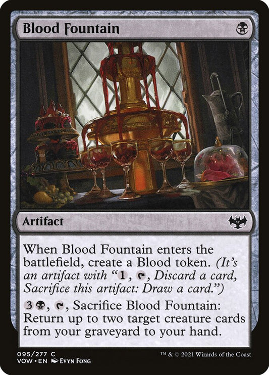 MTG Card Title: Blood Fountain VOW/95