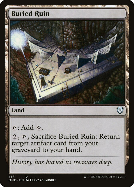 MTG Card Title: Buried Ruin ONC/147