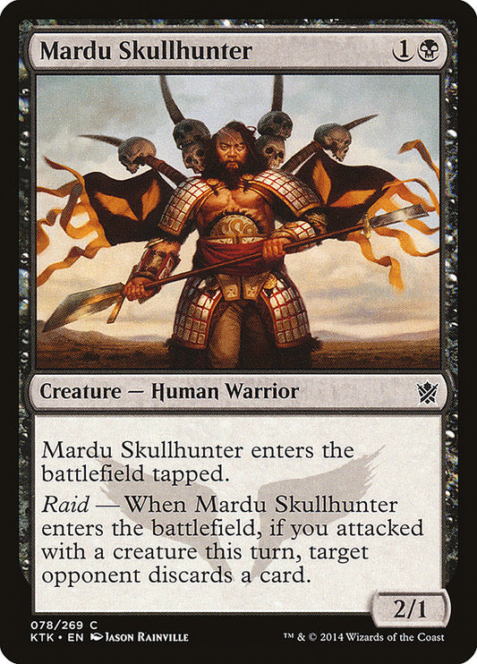 MTG Card Title: Mardu Skullhunter KTK/78