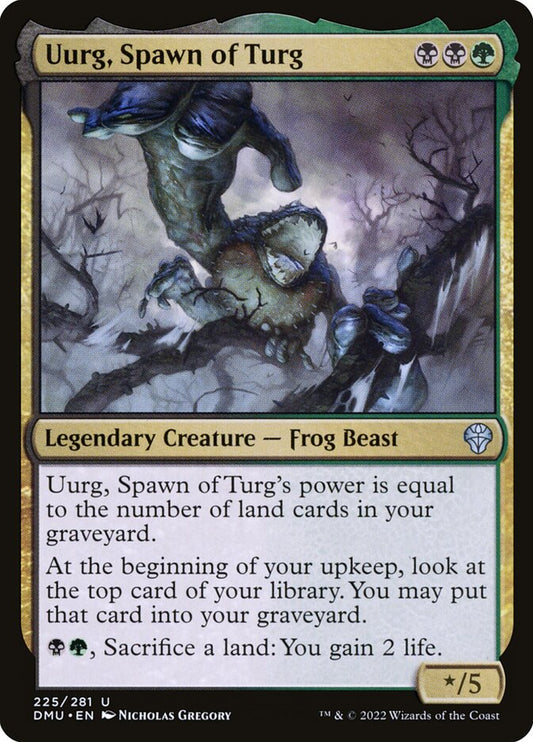 MTG Card Title: Uurg, Spawn of Turg DMU/225