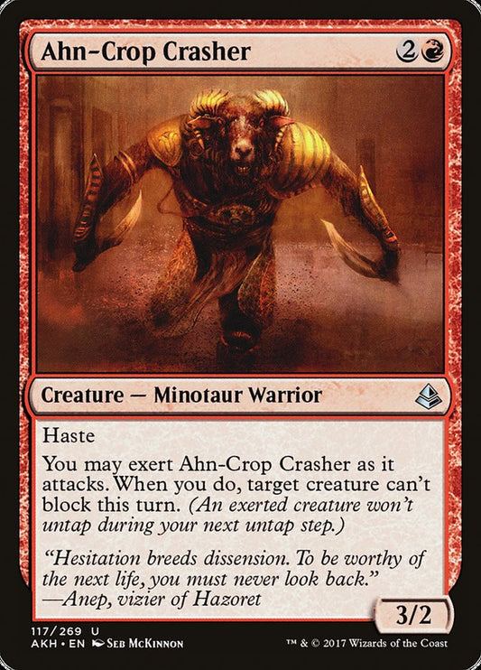 MTG Card Title: Ahn-Crop Crasher AKH/117