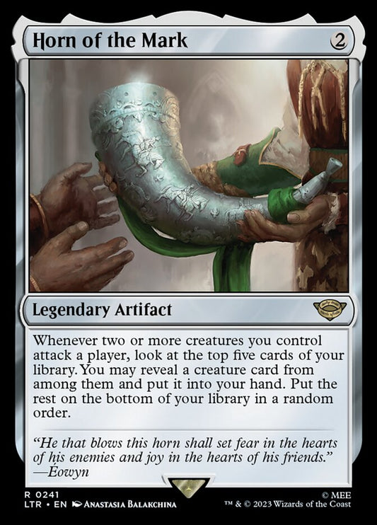MTG Card Title: Horn of the Mark LTR/241