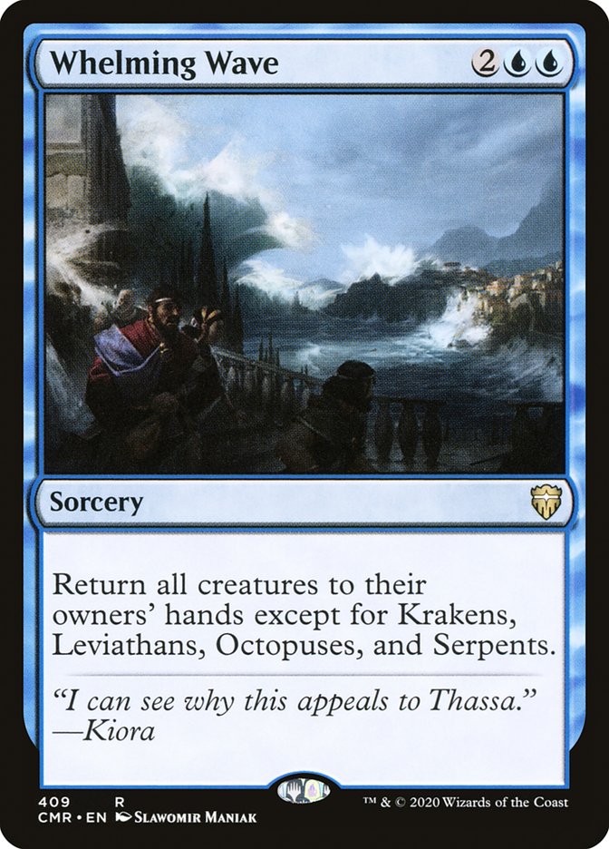 MTG Card Title: Whelming Wave CMR/409