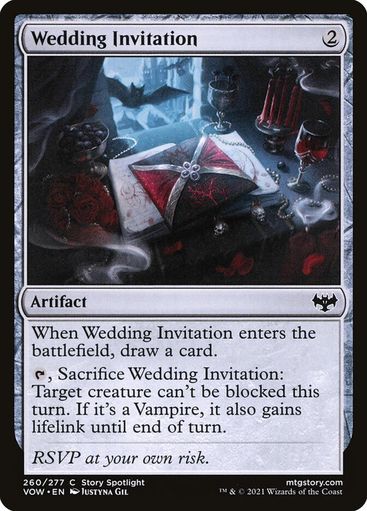 MTG Card Title: Wedding Invitation VOW/260