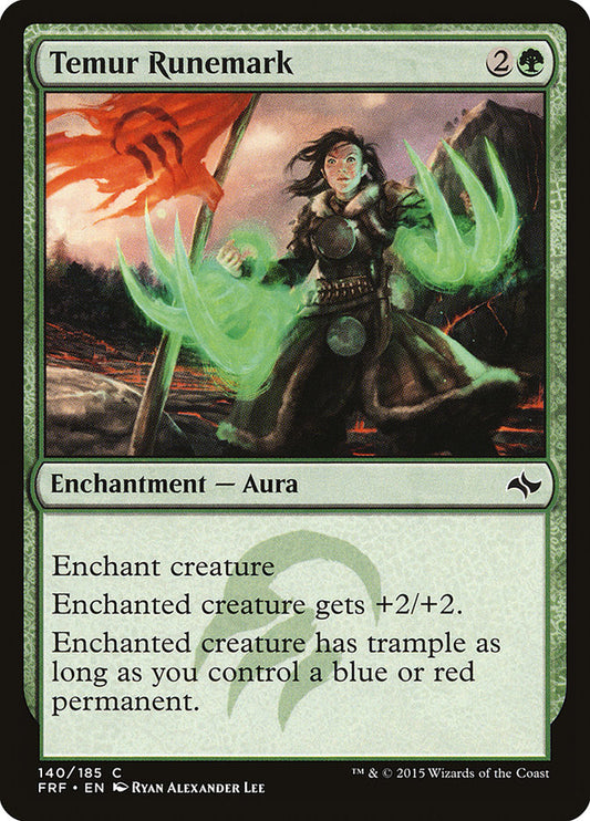 MTG Card Title: Temur Runemark FRF/140