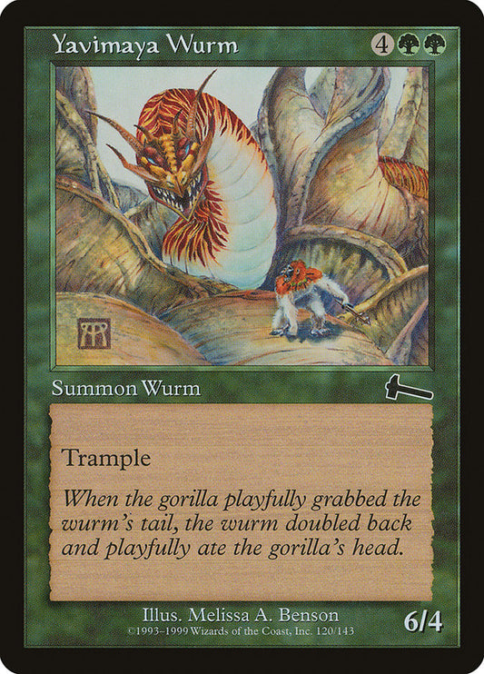 MTG Card Title: Yavimaya Wurm ULG/120