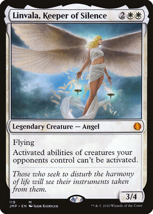 MTG Card Title: Linvala, Keeper of Silence JMP/119