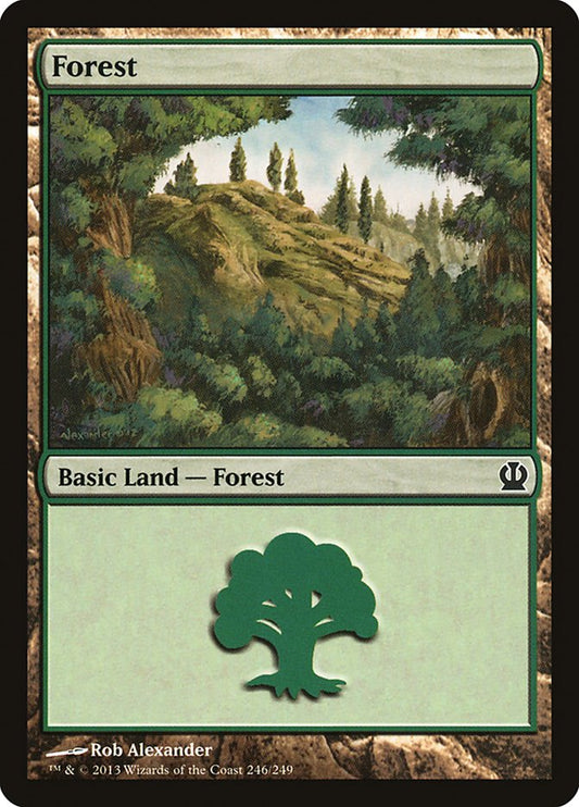 MTG Card Title: Forest THS/246