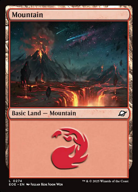 MTG Card Title: Mountain EOE/274