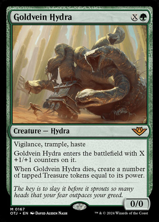 MTG Card Title: Goldvein Hydra OTJ/167