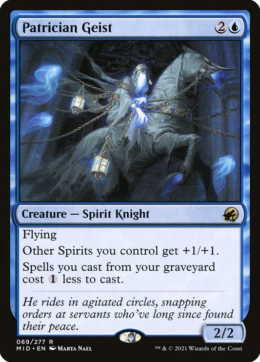 MTG Card Title: Patrician Geist MID/69