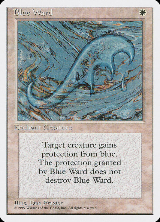 MTG Card Title: Blue Ward 4ED/10