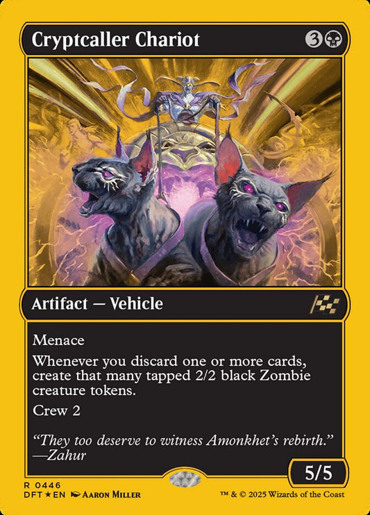 MTG Card Title: Cryptcaller Chariot DFT/446