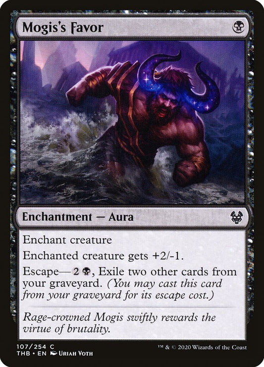MTG Card Title: Mogis's Favor THB/107