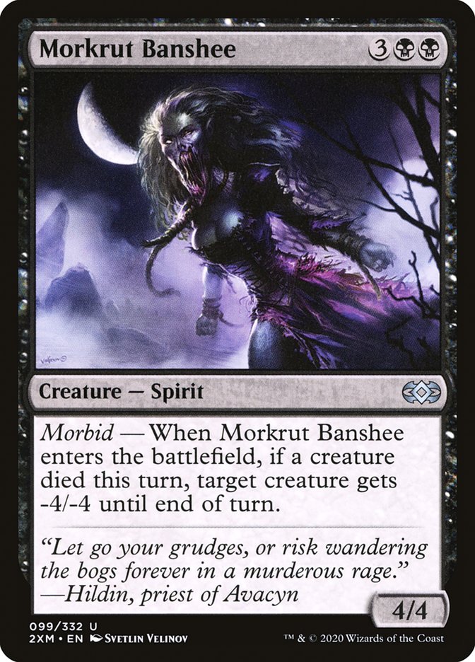 MTG Card Title: Morkrut Banshee 2XM/99